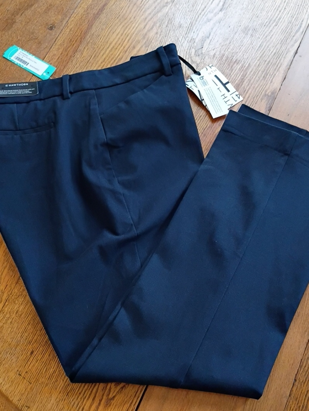 NWT 41 Hawthorn Becca  Bootcut Navy Women's Dress Pants - Straight Leg Sz. 16
